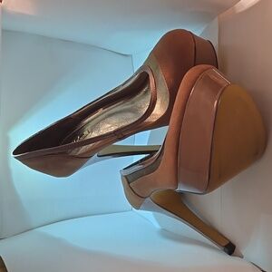 Wild Pair Taupe Suede High heels